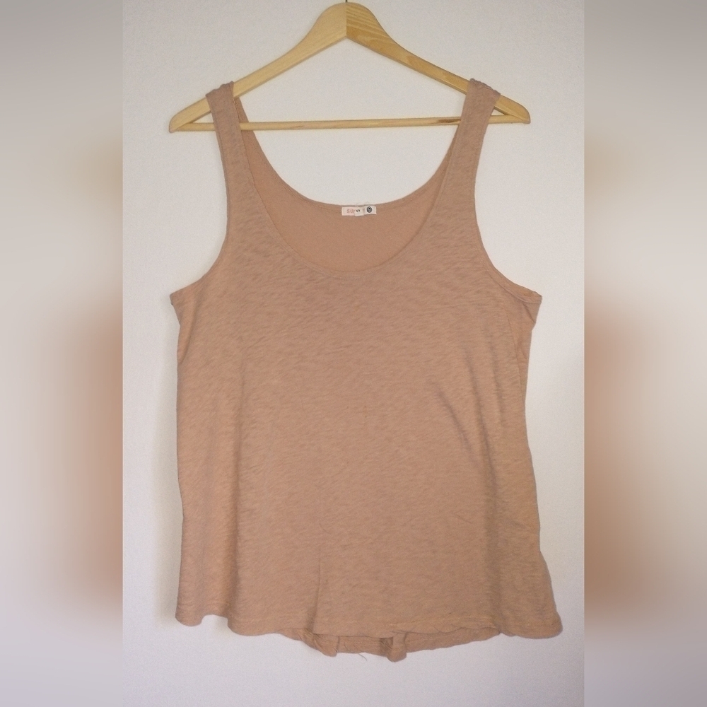 Anthropologie Sundry Basic Soft Tank Top Size Large